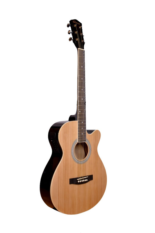 Guitarra Electroacústica Segovia 40" Tapa Natural Negro