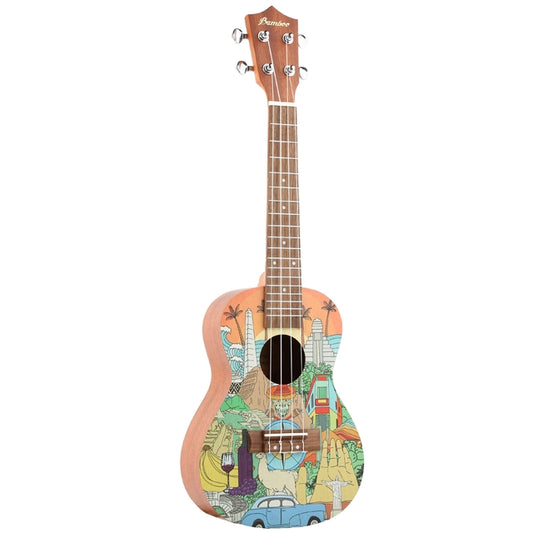 Ukulele Concierto U-23-latin Bamboo C/funda Bu-23-latin