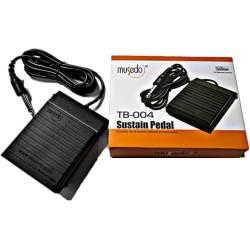 Pedal de Sustain P/ Teclado Negro Musedo Tb-004
