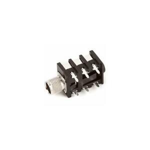 Conector Amplificador Estéreo de 6 Pines de 1/4 "con Buje Metálico