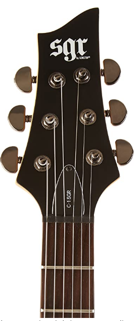 Guitarra Eléctrica SGR by Schecter C-1 Negro Medianoche Satinado