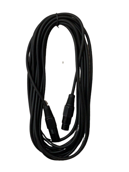 Cable para Microfono Xlr-xlr Plug Metalico Negro. 6m