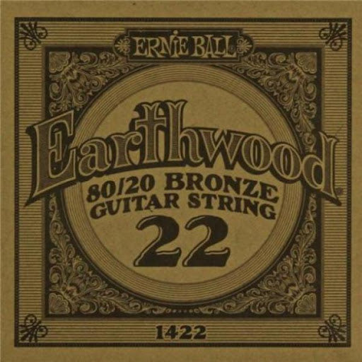 Cuerda Suelta Ernie Ball Guitarra Acústica Earthwood Bronce .022